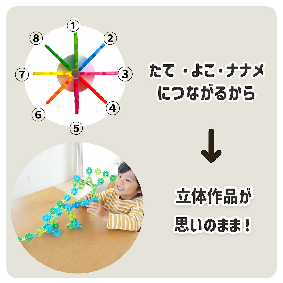 グッドトイ受賞 【特別クーポン】 ジスター 天才のはじまり | 知育玩具 ブロック おもちゃ 知育 紐通し 2歳 3歳 4歳 5歳 6歳 7歳 8歳 男の子 女の子 モンテッソーリ プレゼント 子供 パズル 玩具 立体パズル フラワーブロック 遊び 保育 幼児 3才 4才 5才 6才 3