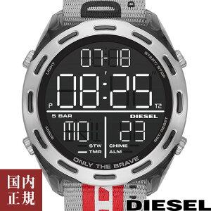 3,000円以上で10％OFFクーポン配布中！DIESEL ディーゼル 腕時計 メンズ クラッシャー 47mm ブラック/シルバー/グレー CRUSHER DZ1894 安心の正規品 代引手数料無料 送料無料