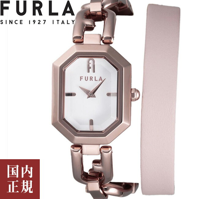 2000 1000 777 500円クーポン配布中 5/27迄 FURLA フルラ 腕時計 レディース ダブルトゥール ピンクゴールド/シルバー WW00044005L3 安心の国内正規品 代引手数料無料 送料無料