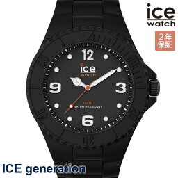 アイスウォッチ 腕時計 メンズ 2000・1000・777・500円クーポン配布中!3/27迄!ICE WATCH アイスウォッチ 腕時計 メンズ アイス ジェネレーション ブラック/ブラック 019154 ブラックフォーエバー 安心の国内正規品 代引手数料無料 送料無料 あす楽 即納可能