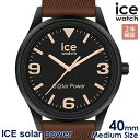 10％OFFクーポン配布中!4/1からご利用分!ICE WATCH アイスウォッチ 腕時計 メンズ アイスソーラーパワー カジュアルブラウン 020607 2022FW 安心の国内正規品 代引手数料無料 送料無料 あす楽 即納可能 その1