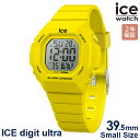 楽天ルイコレクション楽天市場店10％OFFクーポン配布中！5/1（水）～ご利用分！ICE WATCH アイスウォッチ 腕時計 レディース アイス デジットウルトラ イエロー 022098 安心の国内正規品 代引手数料無料 送料無料 あす楽 即納可能