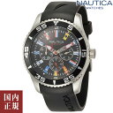 2000E1000E777E500~N[|zz!3/27!NAUTICA m[eBJ rv Y NST07 tbOX 43mm ubN W NST07 FLAGS A12626G S̐Ki 萔 