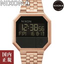 楽天ルイコレクション楽天市場店【SALE】NIXON ニクソン 腕時計 メンズ レディース リ・ラン デジタル オールゴールド NA158897-00 安心の国内正規品 代引手数料無料 送料無料 あす楽 即納可能