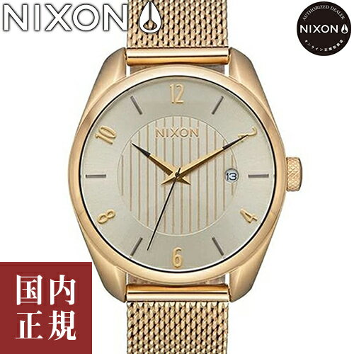 ニクソン 【SALE】NIXON ニクソン 腕時計 レディース バレット オールゴールド / クリーム A4182807-00 安心の国内正規品 代引手数料無料 送料無料 あす楽 即納可能