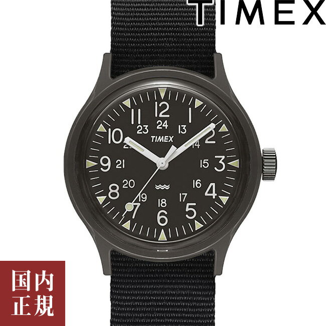 店内全品10%OFFクーポン配布中!7/18 開始分！TIMEX タイメックス 腕時計 メンズ レディース オリジナルキャンパー 36mm 日本限定 ナイロンNATO ブラック TW2R13800 安心の正規品 代引手数料無料 送料無料 あす楽 即納可能