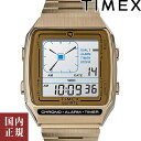 2000 1000 777 500円クーポン配布中 3/27迄 TIMEX タイメックス 腕時計 メンズ レディース Qタイメックス リシュー デジタルLCA ゴールド TW2U72500 安心の国内正規品 代引手数料無料 送料無料 あす楽 即納可能