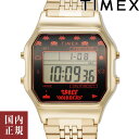 2000 1000 777 500円クーポン配布中 4/27迄 TIMEX タイメックス 腕時計 メンズ タイメックス80スペースインベーダー ゴールド TW2V30100 安心の国内正規品 代引手数料無料 送料無料 あす楽 即納可能