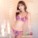 育乳ブラジャー 脇高ブラジャー ショーツ セット 三上悠亜着用 下着 補正下着 エレガント エンブロイダリー 育乳 脇高 ブラジャー フルバック ショーツ ブラ...