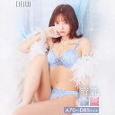 トゥインクルチャームフラワー育乳脇高ブラジャー&フルバックショーツ