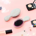 オーロラストーンビジューハンディヘアブラシ