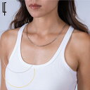 【期間限定ポイント10倍】Seville Necklace セビリア ファッション ジュエリー アクセサリー レディース メンズ ユニ ゴールド シルバー チェーン サイズ調整可能 こだわり ブランド 記念日 贈り物 ギフト カジュアル 特製 高級 フランス パリ