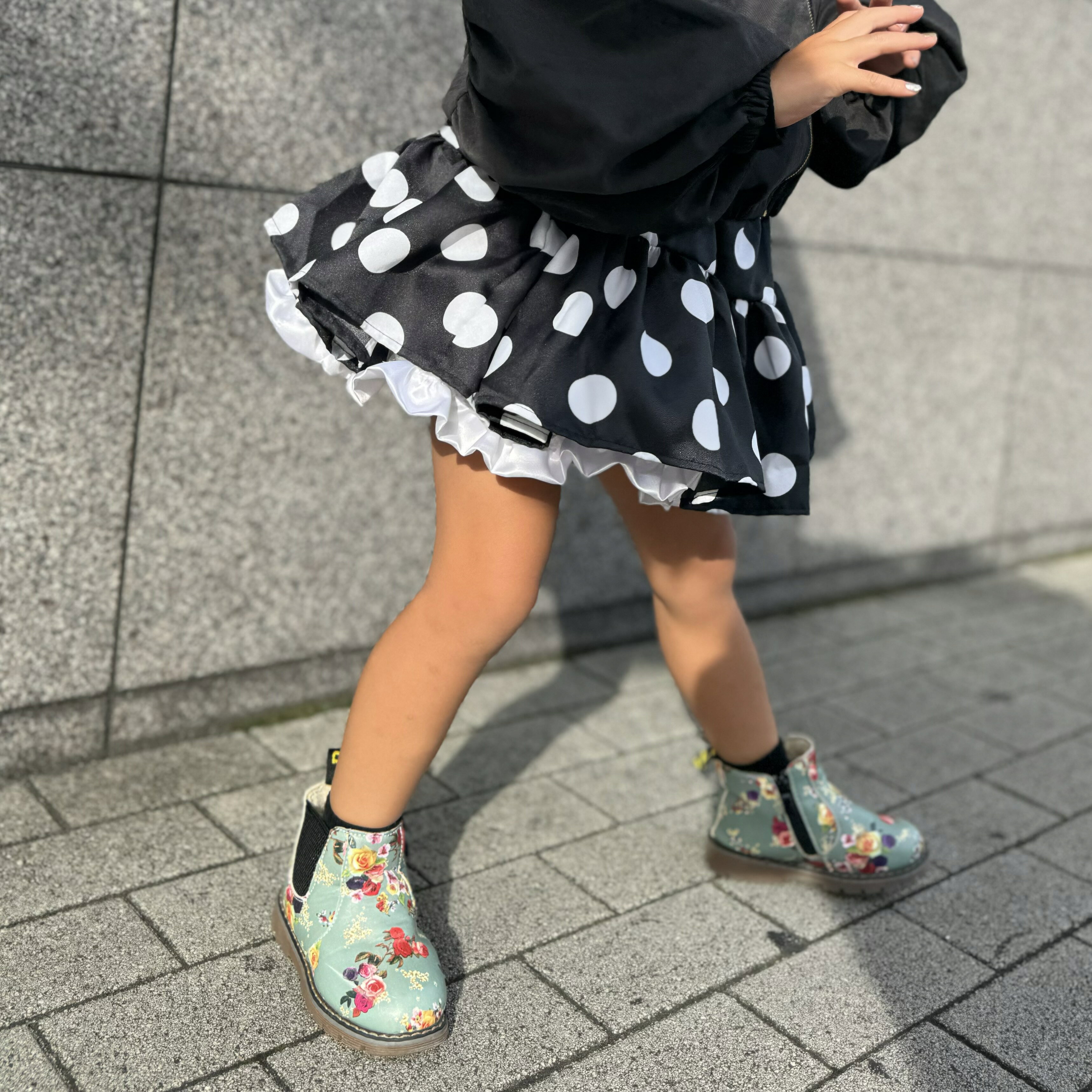 【BabyRito】◆パニエ付きスカート コスチューム フリル チュール サテン 黒 ブラッ...