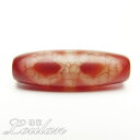 龍紋 金剛四眼天珠 約29.5×10mm ◆特選◆【限定1点モノ 1110-30-041-001】西蔵 チベット 天珠 dZiBeads バラ売り 粒売り