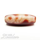 龍紋 日月星天珠 約27.5×10mm ◆特選◆【限定1点モノ 1110-30-430-002】西蔵 チベット 天珠 dZiBeads バラ売り 粒売り