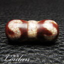龍紋・金剛杵型 金銭鈎天珠 約32.5×14.5mm ◆特選◆【限定1点モノ 1112-32-340-001】西蔵 チベット 天珠 dZiBeads バラ売り ...