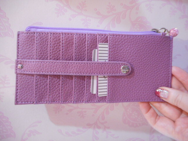 カードケース スリムカードケース 14枚収納 大容量 薄型 カラフル コインケース付き レディース ギフト プレゼント 縦型 ファスナー クレジットカード