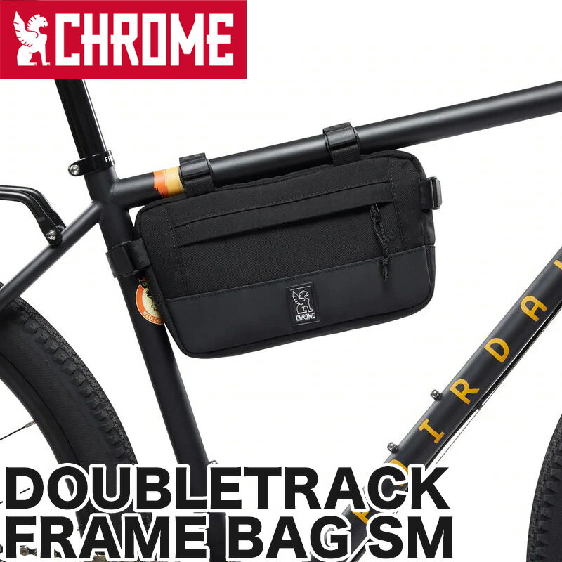 セール！CHROME / クローム DOUBLETRACK FRAME BAG SM ダブルトラック フレームバッグ スモール BG336 (ツールバッグ バイクバッグ チューブバッグ ボディバッグ ウエストバッグ）