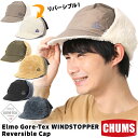 セール！チャムス / CHUMS エルモ ゴアテックス ウインドストッパー リバーシブルキャップ Elmo Gore-Tex WINDSTOPPER Reversible Cap CH05-1333（耳付き帽子 キャップ 起毛フリース 男性 女性 キャンプ 防寒） CHUMS(チャムス)ONLINE SHOP