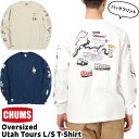 チャムス / CHUMS オーバーサイズド ユタ ツアー ロングスリーブTシャツ Oversized Utah Tours L/S T-Shirt CH01-2346（長袖Tシャツ ロンT ロングスリーブTシャツ 長袖シャツ） CHUMS(チャムス)ONLINE SHOP