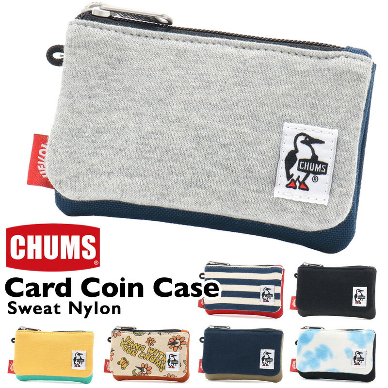 チャムス 財布 レディース セール！チャムス / CHUMS カード コインケース スウェットナイロン Card Coin Case Sweat Nylo (2つ折りサイフ 財布) CH60-3456 CHUMS(チャムス)ONLINE SHOP