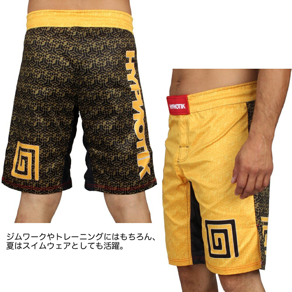 HYPNOTIK ファイトショーツ YIN YANG SHORTS ハイプノティク(MMA,総合格闘技,マーシャルアーツ,グラップリング,ブラジリアン柔術,柔術衣)【あす楽_土曜営業】送料無料 ポイント5倍