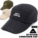 セール！ポーラー / POLeR 5パネル ナイロン ロングバイザー キャップ 5P NYLON LONGVISOR CAP (キャップ 帽子 ツバつき帽 キャンプ)