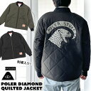 ポーラー / POLeR DIAMOND QUILTED JACKET ダイアモンドキルテッドジャケット (キルティング、中綿ジャケット 、ジップジャケット)