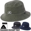 50%OFFセール!ポーラー / POLeR ウォッシュド バケット ハット WASHED BUCKET HAT (帽子、バケツハット、日除け、ハイキング、トレ...