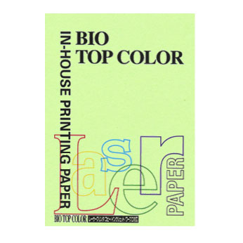 A4 Size Paper - バイオトップカラーA4(100枚入) 伊東屋 BT106 ミディアムグリーン