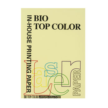 バイオトップカラー A4判 100枚入 80g/m2 伊東屋 BT127 レモン バイオトップカラー A4判 100枚入 80g/m2 伊東屋 BT127 レモン