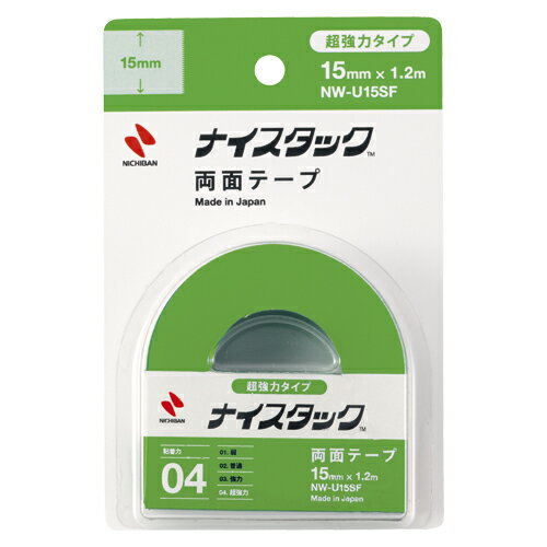 両面テープ ナイスタック[TM]超強力タイプ ニチバン NW-U15SF