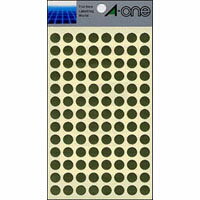 カラーラベル 9mm丸 金 エーワン 07011