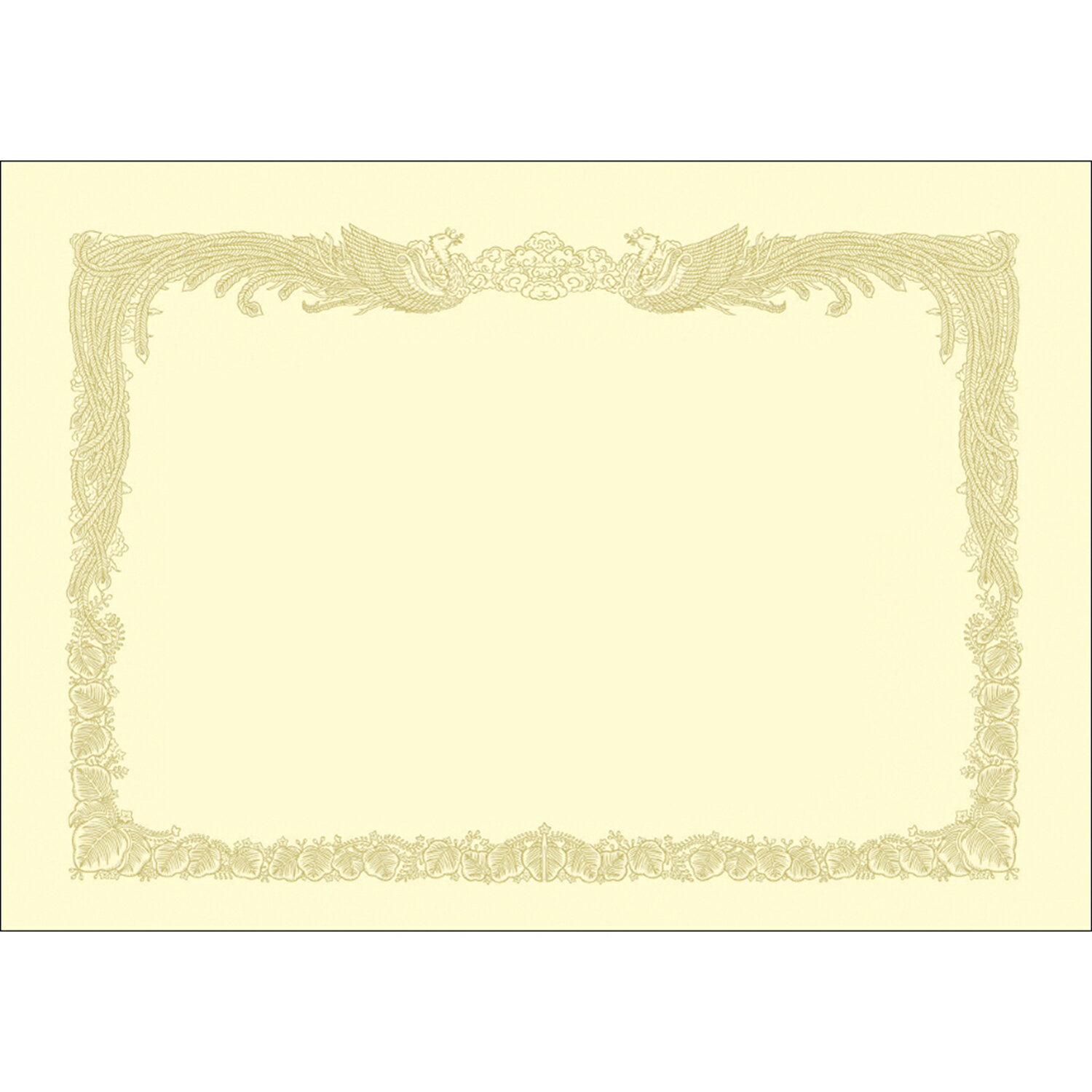 OA賞状用紙 クリーム賞状用紙・縦書き ササガワ 10-1187