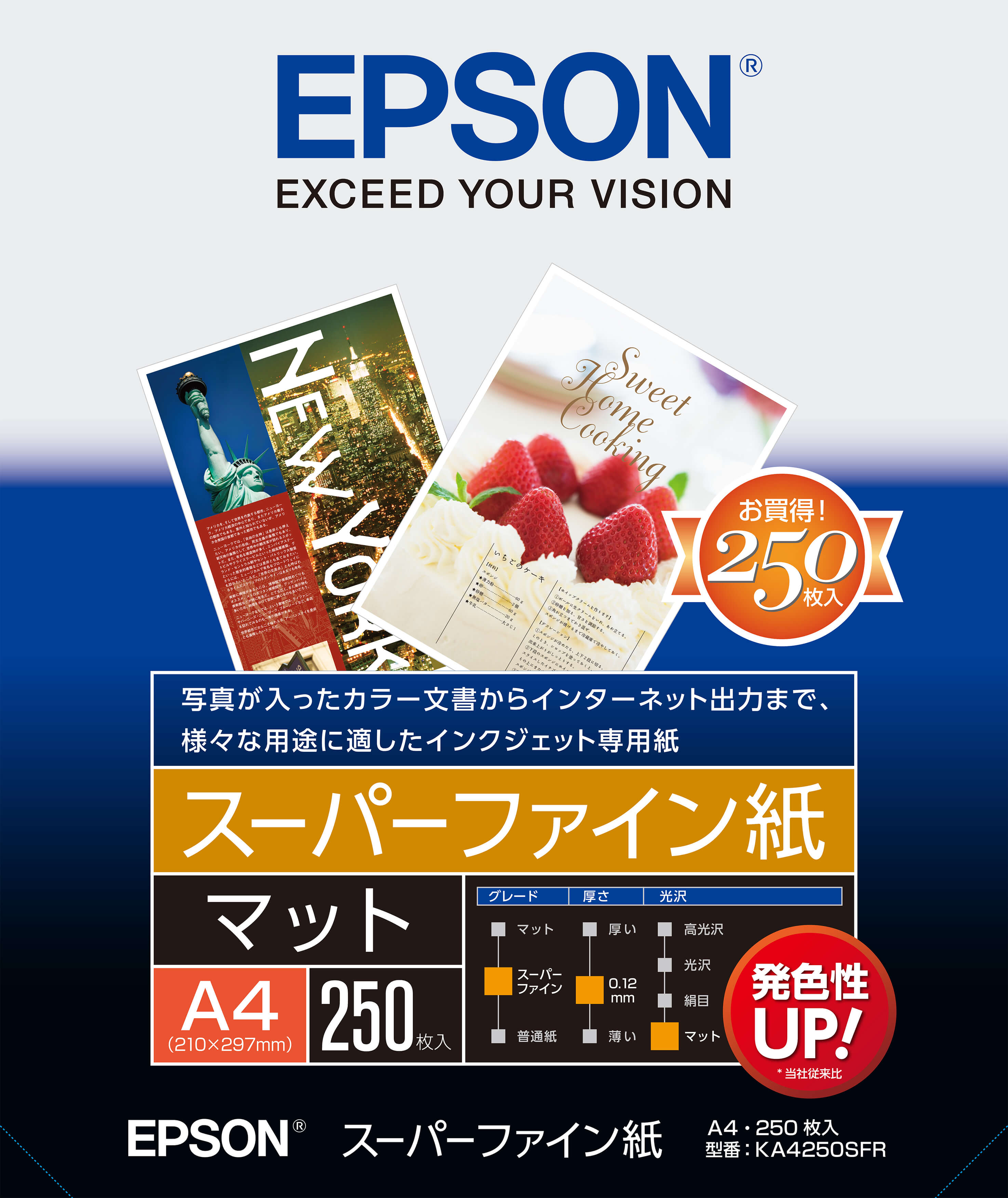 商品仕様●規格：A4判●坪量：102g／m2●紙厚：0．12mmJANコード49886170176274988617017627　ls@AK-00072995 PC関連用品 OA用紙 インクジェットプリンタ用紙