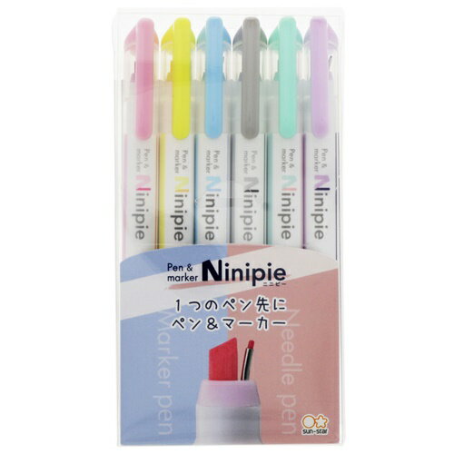 Ninipie 6本セット サンスター文具 S4591739 Ninipie 6本セット サンスター文具 S4591739