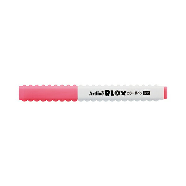 BLOX カラー筆ペン 蛍光ピンク シヤチハタ KTX-FF-P