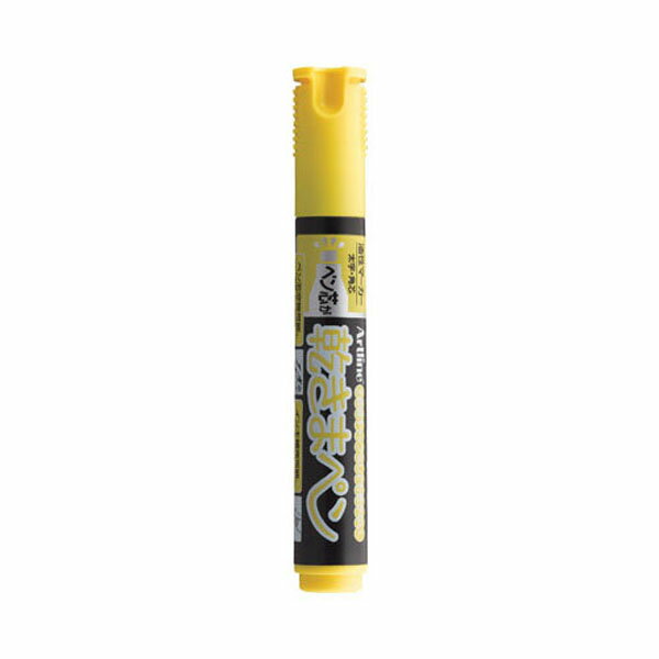 乾きまペン 太字 角芯(袋) 黄色 シヤチハタ K-199N/Hキイロ