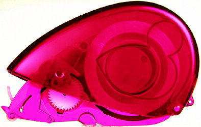 ハリマウス・クリアテープ マゼンタ ハリマウス HM12X13PM 貼る セロテープ セロハンテープ 幅12mm テープカッター 指紋が付かない 貼紙 包装 封緘 封かん 書類 粘着テープ おしゃれ 文具 事務用品 オフィス用品 マゼンタ