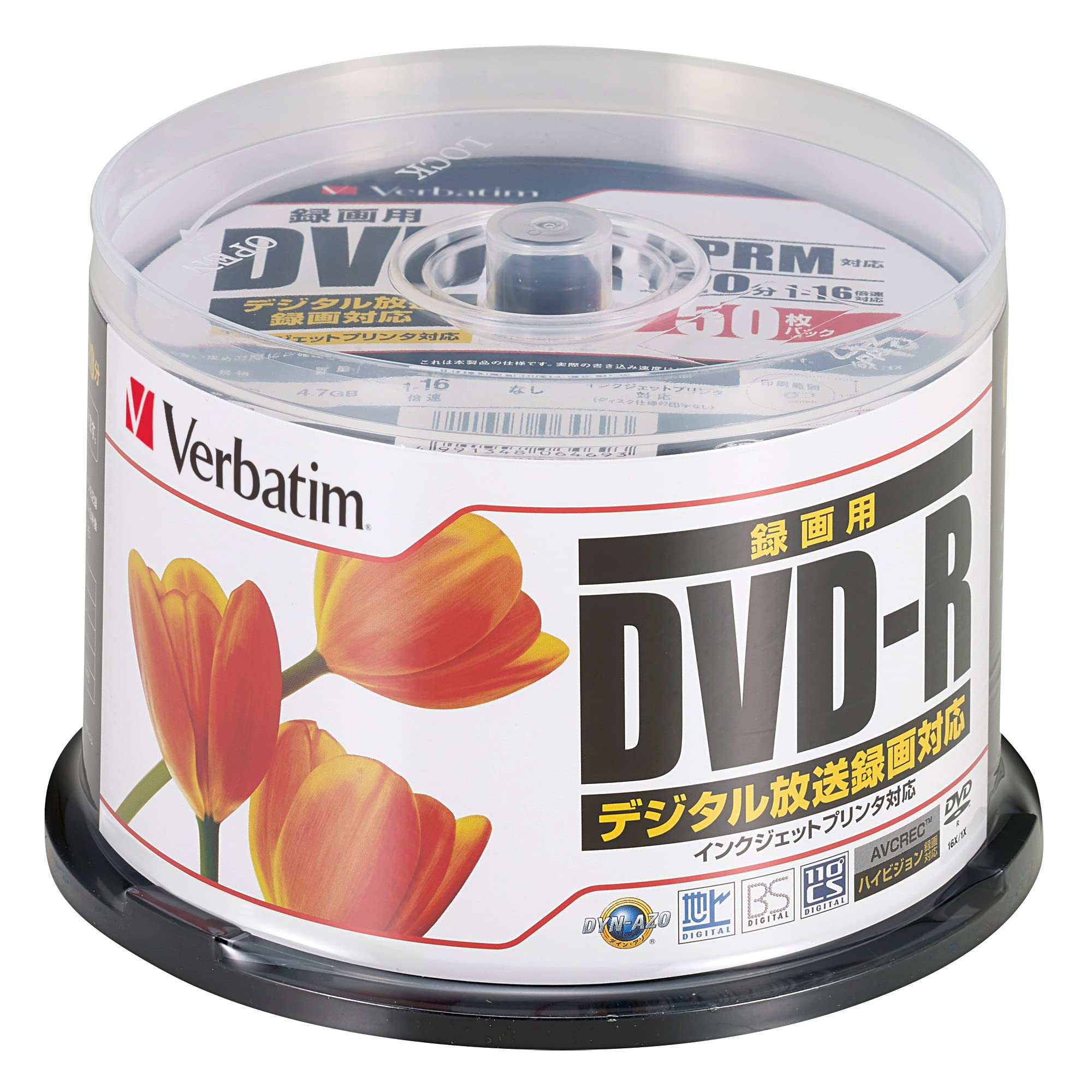 ^p DVD-R DVD-R 1-16{Ή o[xC^ VHR12JPP50