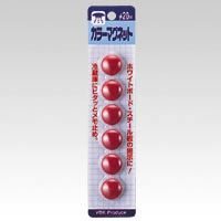カラーマグネット スチロール製 径20mm ベロス IMC-206RD