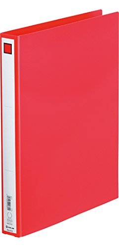 リングファイル A4判タテ型(背幅33mm) キングジム 612-R 赤 収納枚数: 200枚