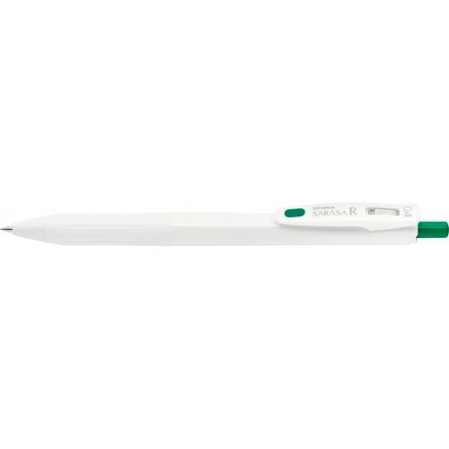サラサR (0.4mm) ゼブラ JJS29-R1-G ジェルボールペン インク色/緑 サラサR (0.4mm) ゼブラ JJS29-R1-G ジェルボールペン インク色/緑
