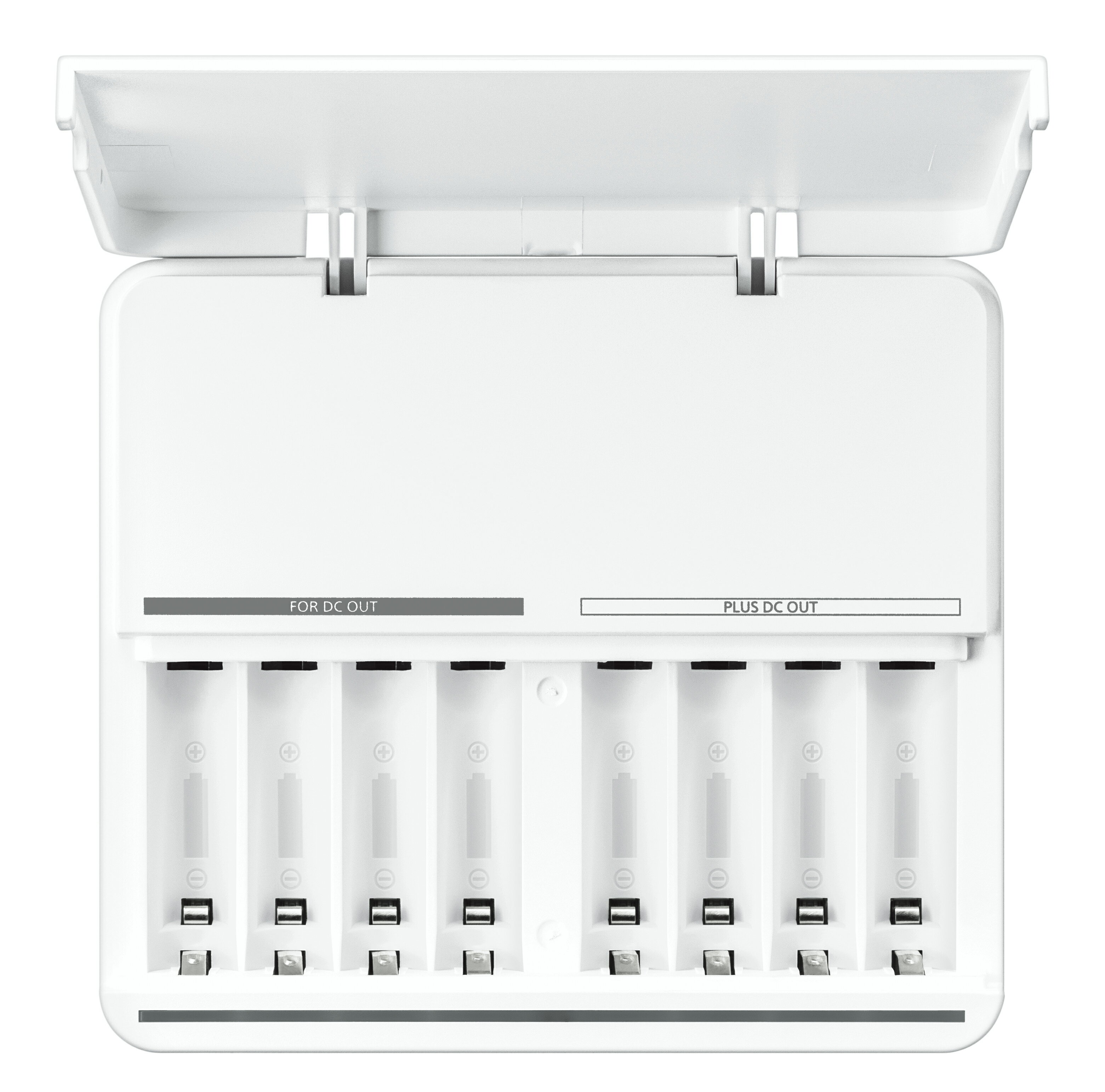 商品仕様USB出力付8本急速充電器（単3形または単4形充電式ニッケル水素電池用）●原産国：中国JANコード45499805883524549980588352　ls@AK-00036002