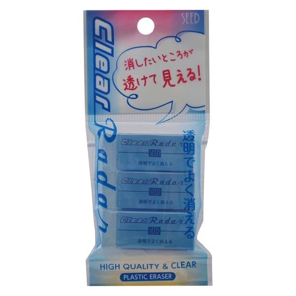 株式会社シード（0120）352-458商品仕様透明でよく消える柔軟性があり、グリップ力があり、折れにくい特殊生地を配合。透明で良く消える消しゴムのパック商品です。●材質：塩ビ●原産国：ベトナムJANコード49066430920984906643092098　ls@AK-00783203