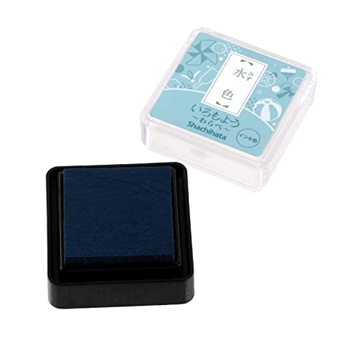 いろもよう わらべ 水色 シヤチハタ HAC-S1-PB シャチハタ