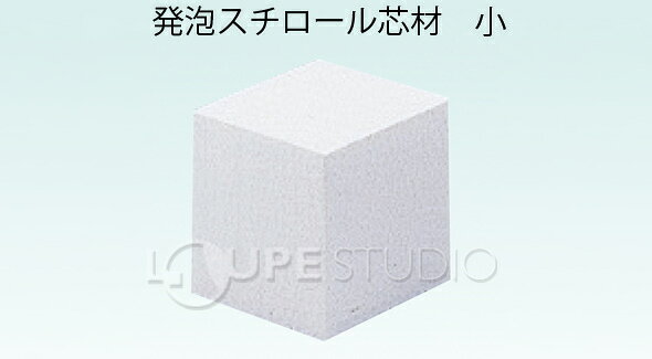 発泡スチロール芯材 小 工作 手作り 美術 10cm角 立方体 角材 白 ブロック