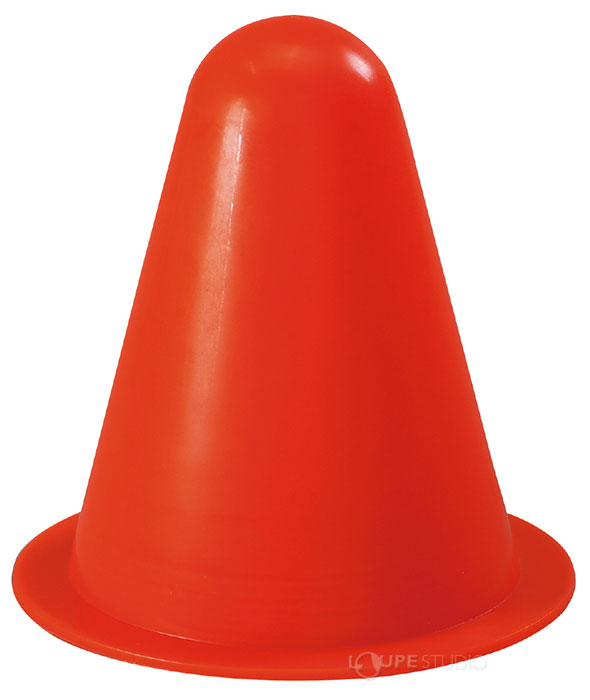 ミニコーン10個セット[オレンジ] 20cm カラーコーン 三角コーン 運動会 体育祭 サッカー フットサル バスケ 練習 駐車場 ポール 駐車禁止 立ち入り禁止 進入禁止