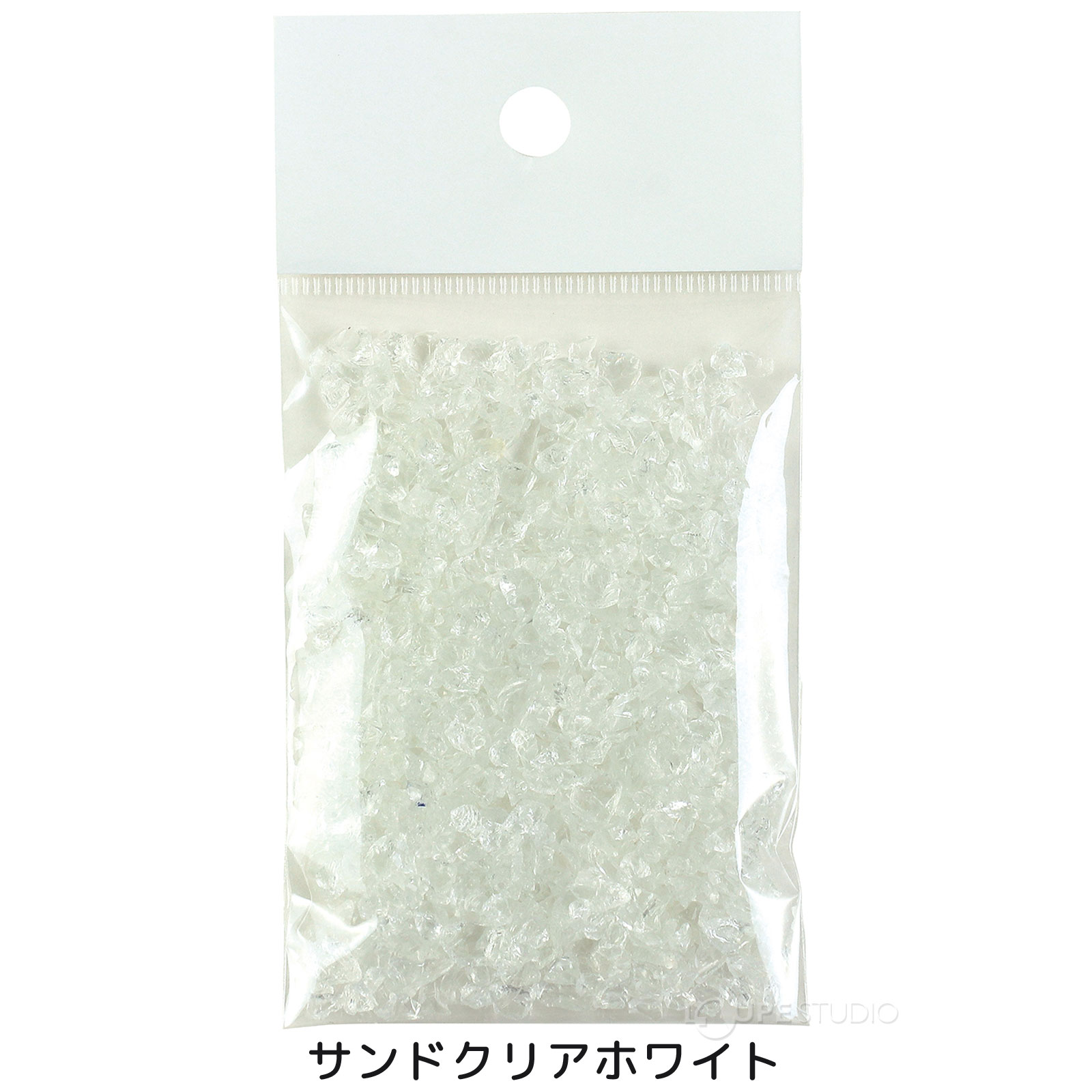 クリスタルストーン 25g ガラス製 工作 材料 パーツ 素材 手作り 図工 画材 材料 小学生 子供 夏休み 自由研究 日本製 ブルー ホワイト