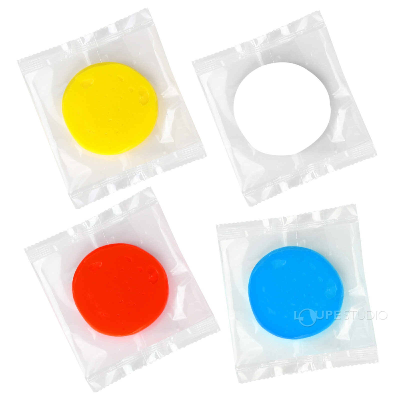 タピオカスライムねんど4色セット 個装袋 知育玩具 3歳 日本製 3